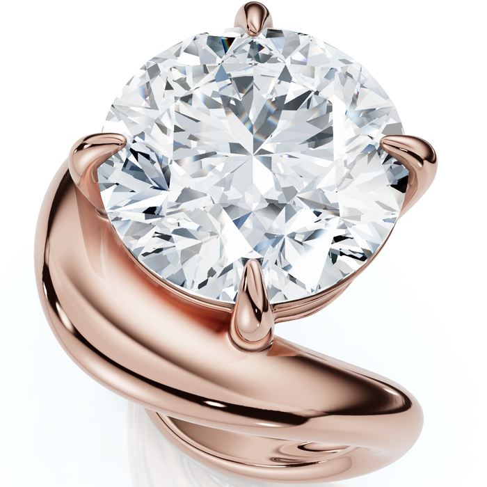 Certified 5Ct Diamond Ferra Engagement Anniversary Ring 14k Gold Lab Grown