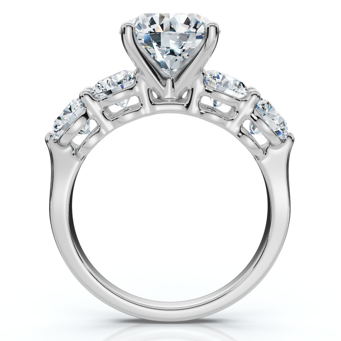 Certified 3 1/2Ct Diamond Engagement Ring 14k Gold or Platinum Lab Grown