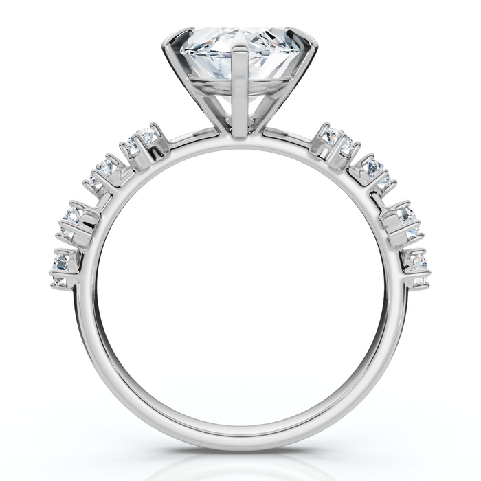 Certified 3 1/2Ct Marquise Diamond Bridal Set 14k Gold or Platinum Lab Grown