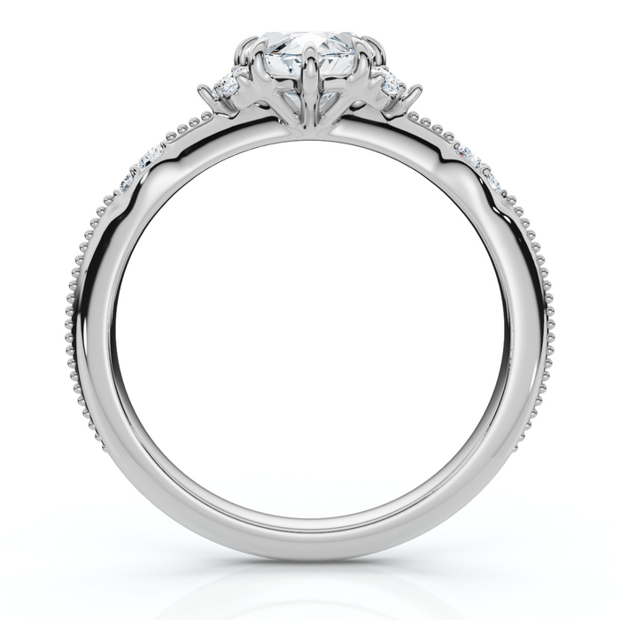 1.20Ct Marquise Viviana Diamond Engagement Ring 14k Gold Lab Grown EF/VS