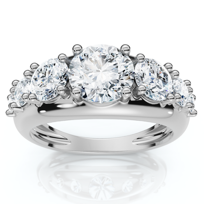 2Ct TW Diamond Anniversary Stackable Wedding Ring 14k Gold Lab Grown 2Ct TW Diamond Anniversary Stackable Wedding Ring 14k Gold Lab Grown