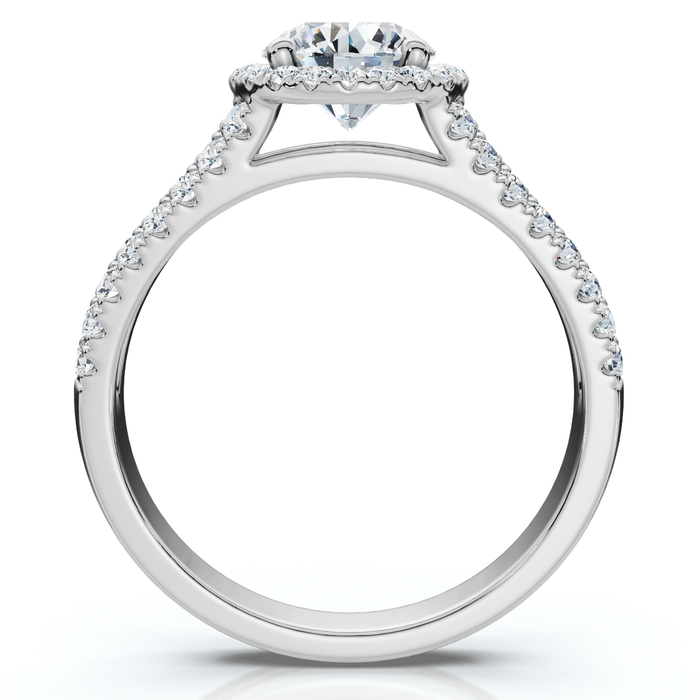 1 1/5Ct Divine Diamond Engagement Ring 14k Gold or Platinum Lab Grown