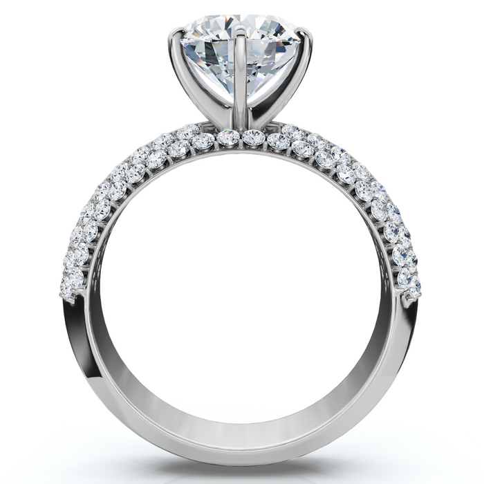 Certified 2 1/2Ct Kayle Diamond Engagement Ring 14k Gold or Platinum Lab Grown Certified 2 1/2Ct Kayle Diamond Engagement Ring 14k Gold or Platinum Lab Grown