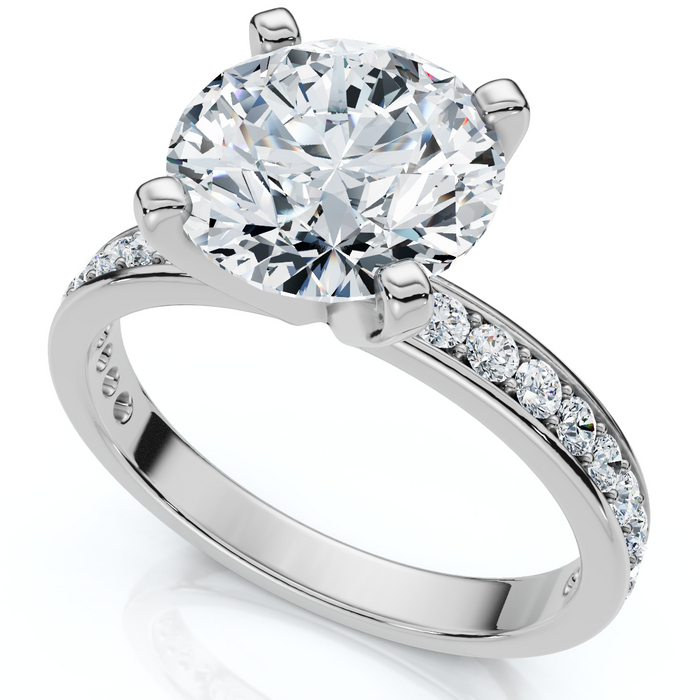 Certified 2 1/4Ct Karthy Diamond Engagement Ring 14k Gold or Platinum Lab Grown