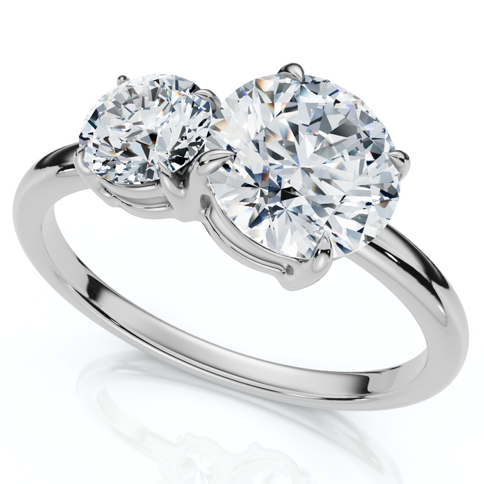 1 1/2Ct Two Stone Toi Et Moi Diamond Ring 14k Gold or Pt Lab Grown 1 1/2Ct Two Stone Toi Et Moi Diamond Ring 14k Gold or Pt Lab Grown
