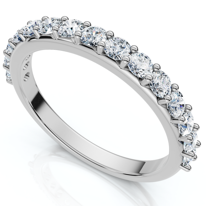 1/2Ct Diamond Anniversary Wedding Ring 14k Gold Lab Grown EF/VS