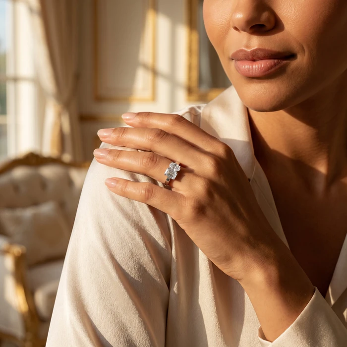 Toi Et Moi 1ct Diamond Ring 14k Gold Lab Grown