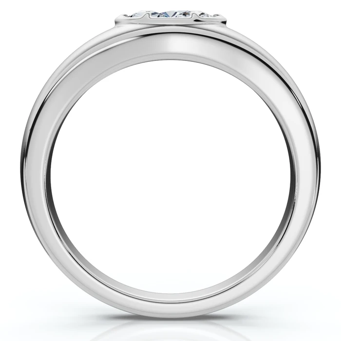 Stackable Marquise Diamond Eloise Anniversary Ring 10k Gold Lab Grown EF/VS