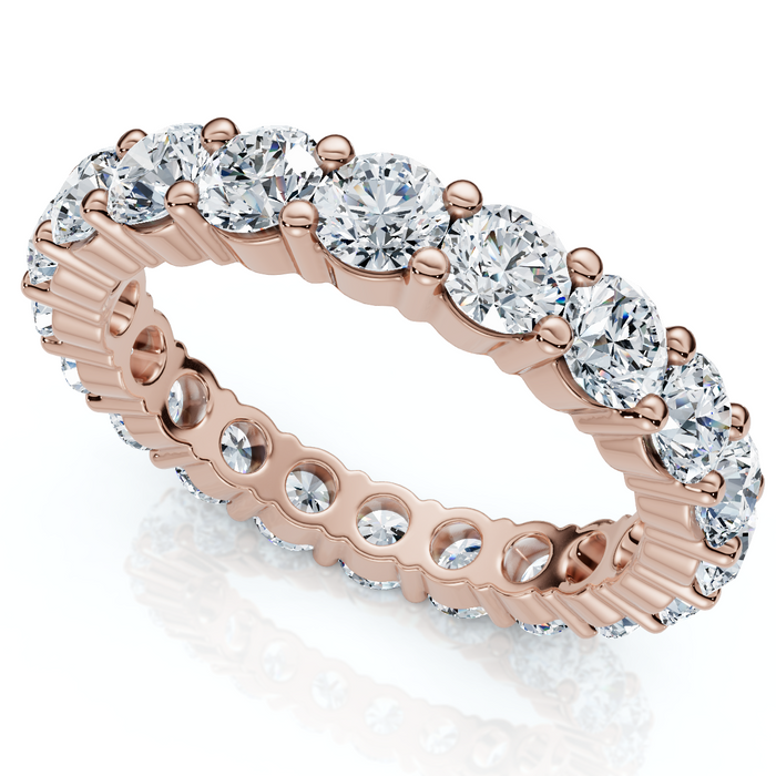 3Ct Mary Diamond Eternity Wedding Ring 14k Gold or Platinum Lab Grown EF/VS