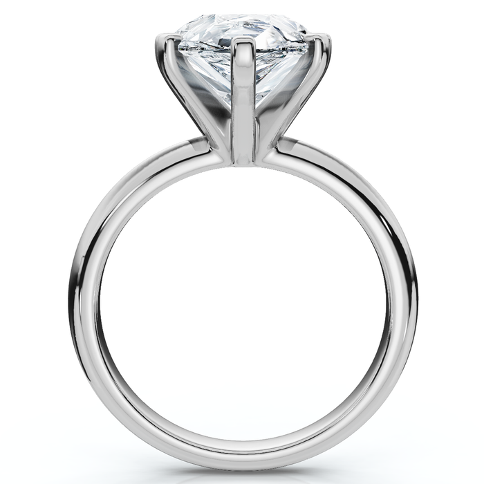 Certified 5Ct Pear Solitaire Diamond Engagement Ring 14k Gold or PT Lab Grown
