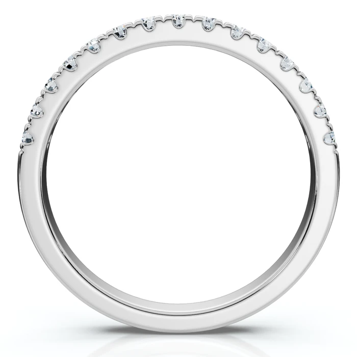 1/3Ct Stackable Women's Diamond Wedding Anniversary Ring 14k Gold or PT Band
