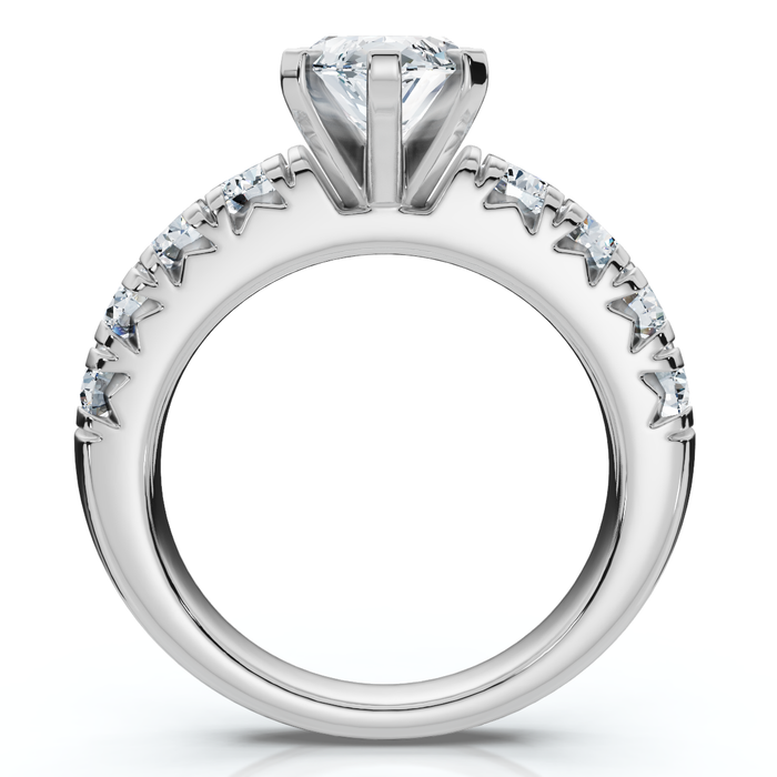 Certified 2.80Ct Marquise Diamond Engagement Ring Gold Lab Grown