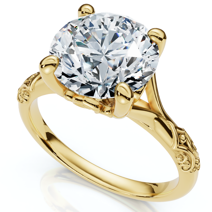 Certified 2Ct Kimberly Diamond Engagement Ring 14k Gold or Platinum Lab Grown