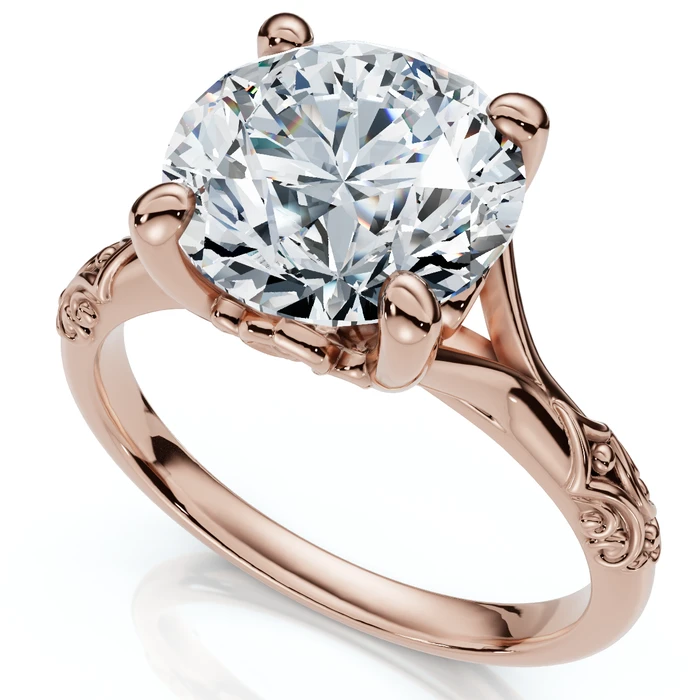 Certified 2Ct Kimberly Diamond Engagement Ring 14k Gold or Platinum Lab Grown
