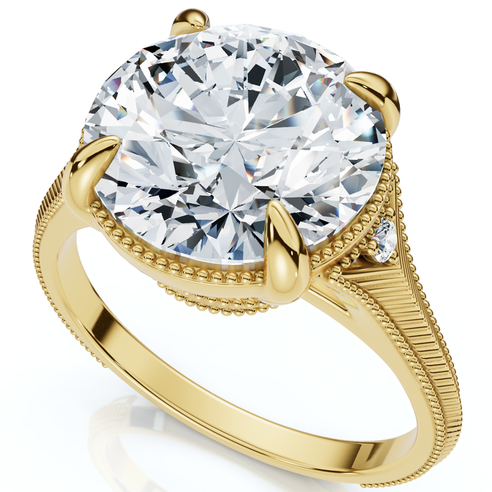 Certified 5Ct Swift Diamond Engagement Ring 14k Gold Lab Grown
