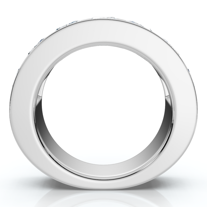 7Ct Diamond Radiant Cut Men's Ring 14k Gold or Platinum