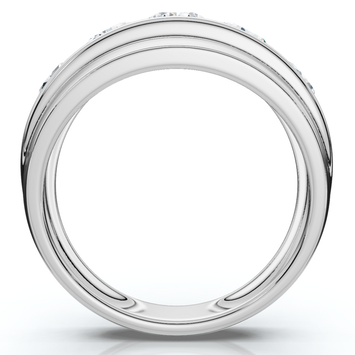 Men's 2Ct Diamond Accented Wedding Anniversary Ring 10k Gold Lab Grown