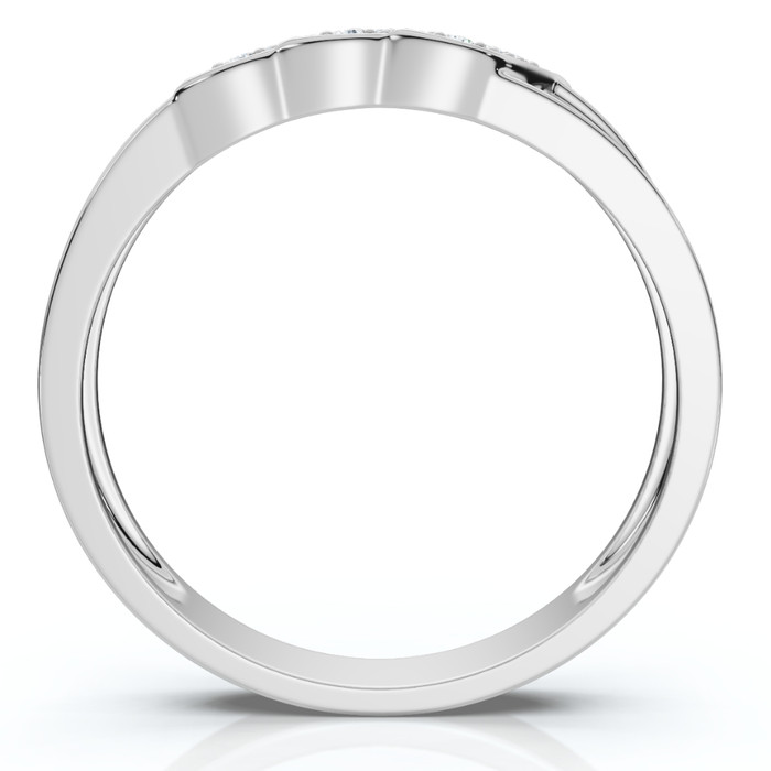 Men's Diamond Ring 14k Gold Wedding Ring 9-Stone Lab Grown