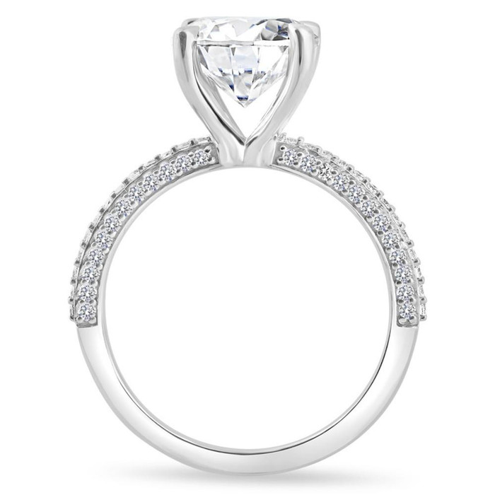Certified 3 3/8Ct Heirloom Diamond Engagement Ring 14k Gold Lab Grown Certified 3 3/8Ct Heirloom Diamond Engagement Ring 14k Gold Lab Grown