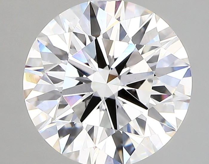3.07-Carat Round Lab Grown Diamond