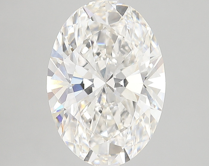 3.67-Carat Oval Lab Grown Diamond