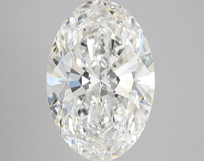 5.26-Carat Oval Lab Grown Diamond