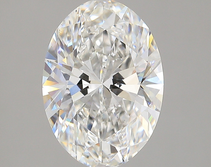3.42-Carat Oval Lab Grown Diamond