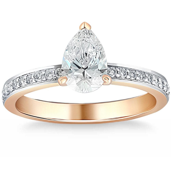 1 1/5Ct Oval Diamond Engagement Lab Grown in White, Yellow, or Rose Gold 1 1/5Ct Oval Diamond Engagement Lab Grown in White, Yellow, or Rose Gold