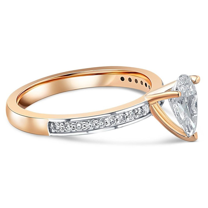 1 1/5Ct Oval Diamond Engagement Lab Grown in White, Yellow, or Rose Gold 1 1/5Ct Oval Diamond Engagement Lab Grown in White, Yellow, or Rose Gold