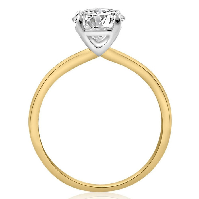 VS 1 1/2CT Moissanite 4Prong Solitaire Engagement Ring in White or Yellow Gold VS 1 1/2CT Moissanite 4Prong Solitaire Engagement Ring in White or Yellow Gold