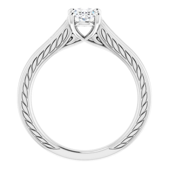 5Ct Three Stone Moissanite Ring 10k White Gold 5Ct Three Stone Moissanite Ring 10k White Gold