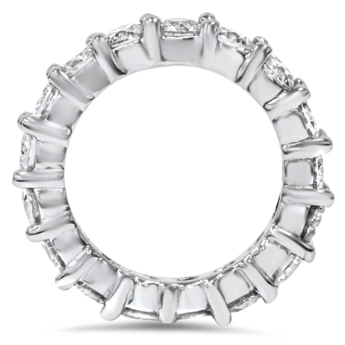 4Ct TW Round Diamond Platinum Eternity Ring Wedding Band Lab Grown 4Ct TW Round Diamond Platinum Eternity Ring Wedding Band Lab Grown