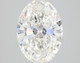 4.23-Carat Oval Lab Grown Diamond
