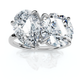 Certified Toi Et Moi 5Ct Diamond Ring 14k Gold Lab Grown