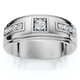 Men's 1/4Ct Matthew Diamond Wedding Ring Polished Gold 10k Lab Grown