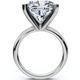 Certified 7Ct Cushion Diamond Engagement Ring 14k Gold Lab Grown