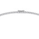 10Ct Graduated Diamond Tennis Necklace Lab Grown 14k Gold 18"