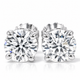 1/2Ct TW Diamond Studs in 14k White or Yellow Gold Lab Grown