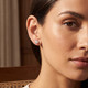 3/4 ct TDW Lab Grown Diamond Martni Studs Lab Grown