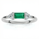 1/3Ct Thin Emerald Diamond Stackable Wedding Ring 14k Gold Lab Grown