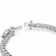 13Ct Round-Cut Diamond Tennis Bracelet 14k White Gold 7" Lab Grown