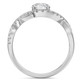 1 1/2Ct TW Twist Halo Diamond Engagement Ring (1ct Center) 14k Gold Lab Grown
