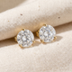 Certified 6.00CT Round Diamond Studs 14k Yellow Gold Lab Grown Earrings