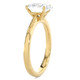 Certified 2 1/2Ct Oval Solitaire Diamond Engagement Ring in 14k Gold Lab Grown