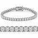 8.00Ct Diamond Tennis Bracelet 14k Gold Lab Grown 7"