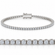 4 Ct Diamond Tennis Bracelet 14k White, Yellow, or Rose Gold Lab Grown 7"