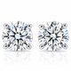 1/2 - 2 Ct TDW Diamond Screw Back Studs in 14k Gold Women's Earrings Lab Grown