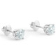 1/2 - 2 Ct TDW Diamond Screw Back Studs in 14k Gold Women's Earrings Lab Grown