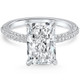 Certified 3.44Ct Cassidy Radiant Cut Diamond Engagement Ring 14k Gold Lab Grown