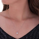 5/8 ct Solitaire Lab Grown Diamond Pendant available in 14K and Platinum